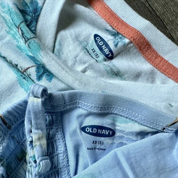 Old Navy palm tree boy/girl twin set - Picture 3 of 3